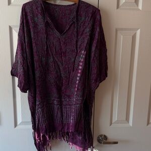 Batik Swim coverup- xl
